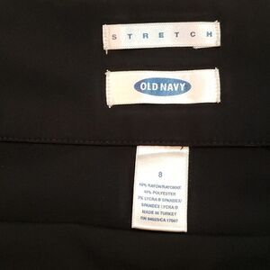 🌹Old Navy Black  Skirt Side Splits sz 8